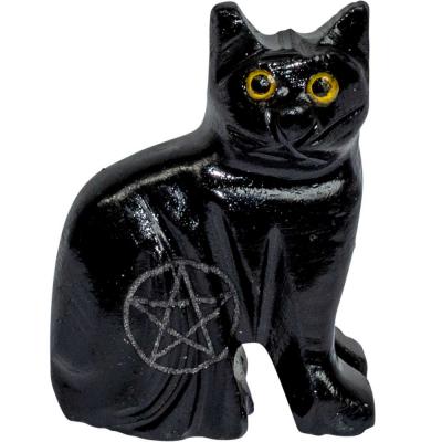 Chat onyx noir avec pentacle 1.5
